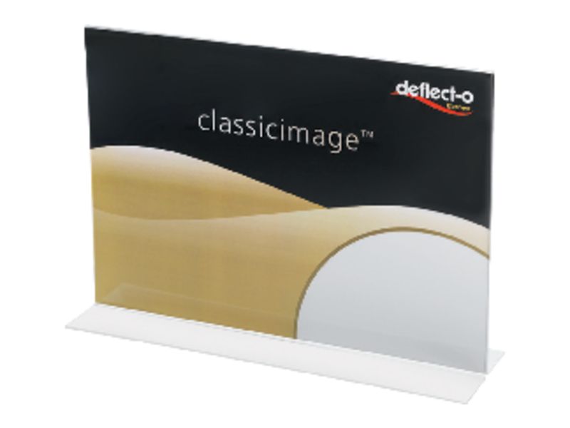 DEFLECTO - Expositor En T 1/3 A4 (Ref.45101)