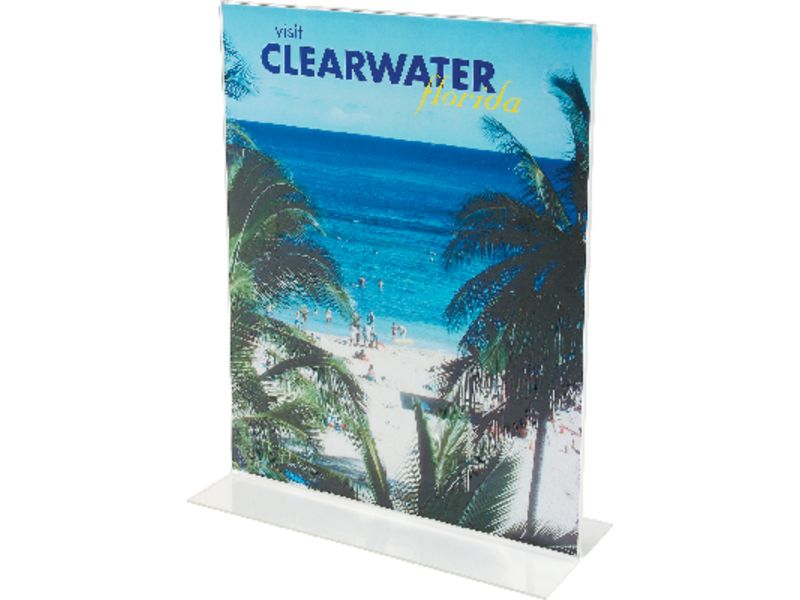 DEFLECTO - Expositor en T A5 dos Caras (Ref.47901)