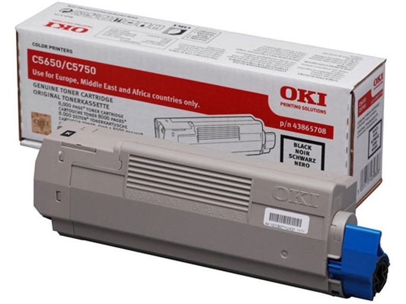 OKI - Toner Laser ORIGINALES Negro (Ref.43865708)