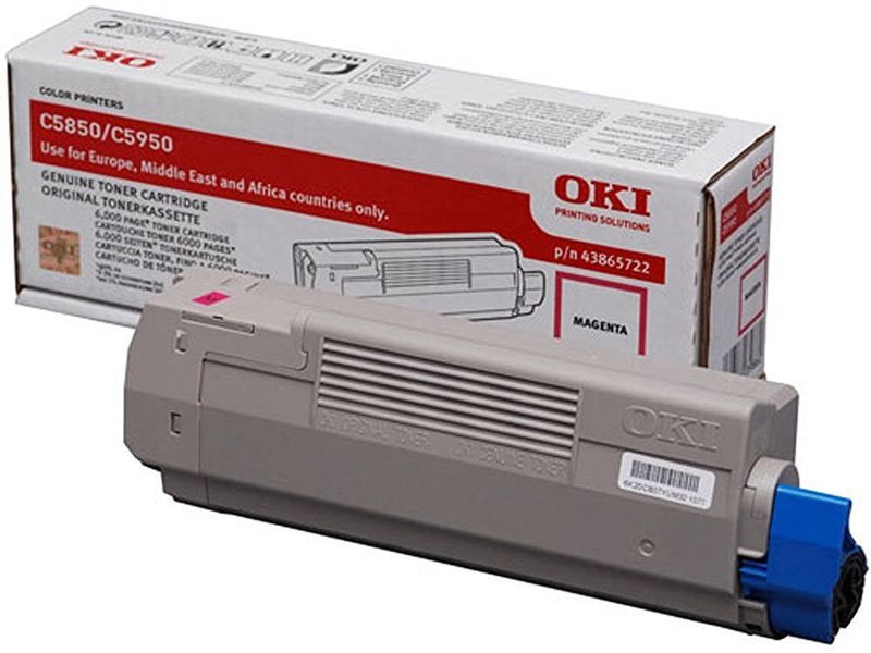 OKI - Toner Laser ORIGINALES Magenta (Ref.43865722)