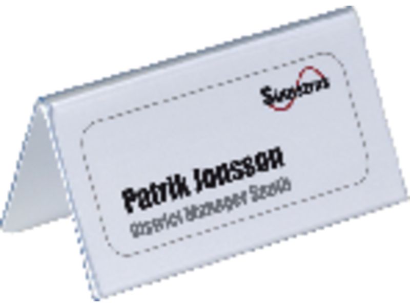 DURABLE - Portanombres Rígido 104x100 PVC (Ref.8051-19)