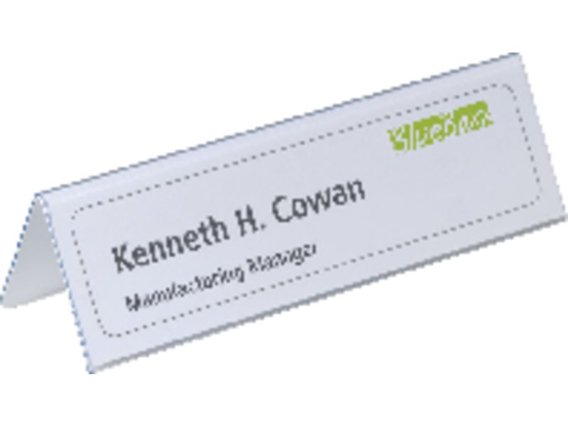 DURABLE - Portanombres Rígido 122x210 PVC (Ref.8052-19)