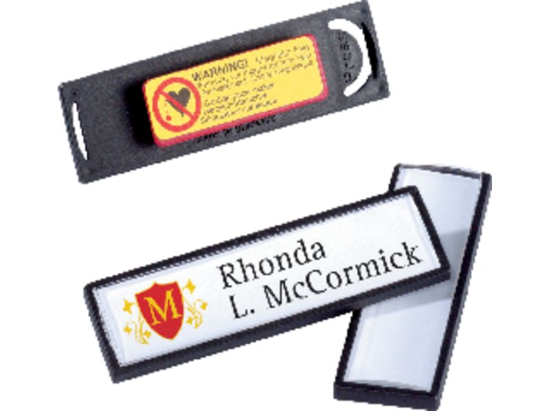 DURABLE - Portanombres Con iman 17x67 mm etiqueta blanca (Ref.8132-01)