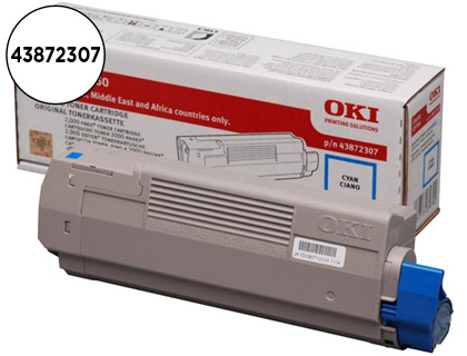 OKI - Toner Laser ORIGINALES CYAN 2K (Ref.43872307)