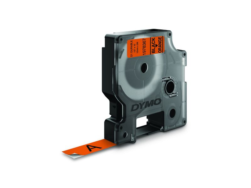 DYMO - Cinta D1 Durable negro sobre naranja 12mm.x3m (Ref.1978367)
