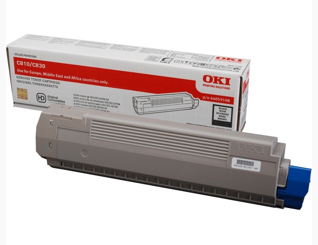 OKI - Toner Laser ORIGINALES Negro (Ref.44059108)