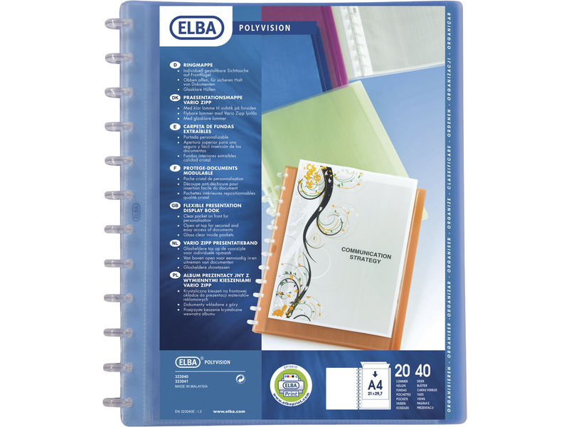 ELBA - Carpetas fundas Manage Me 10 fundas A4 (Ref.100551995)