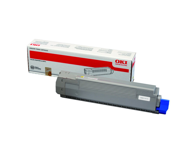 OKI - Toner Laser ORIGINALES Amarillo (Ref.44643001)