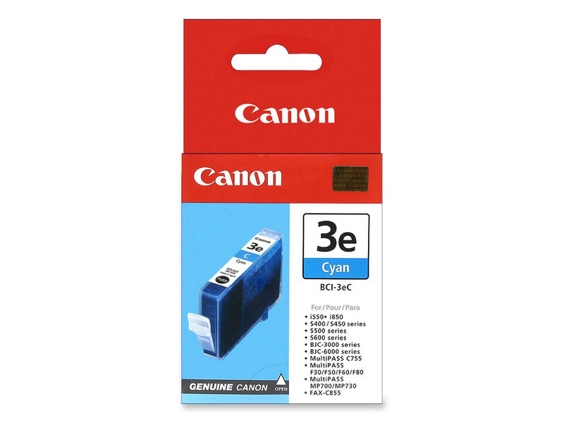 CANON - Cartuchos ORIGINALES Inyección De Tinta BCI-3EC Cyan (Ref.4480A002)