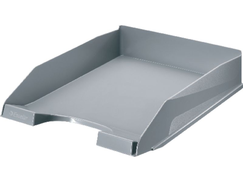 ESSELTE - Bandeja de Sobremesa Europost 255X348X65 Gris Poliestireno Apilable (Ref.623609)