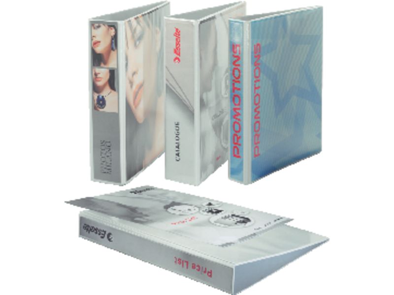 ESSELTE - Carpeta anillas Gama Básica A4 2-25 MM Blanco Personalizable (Ref.49722)