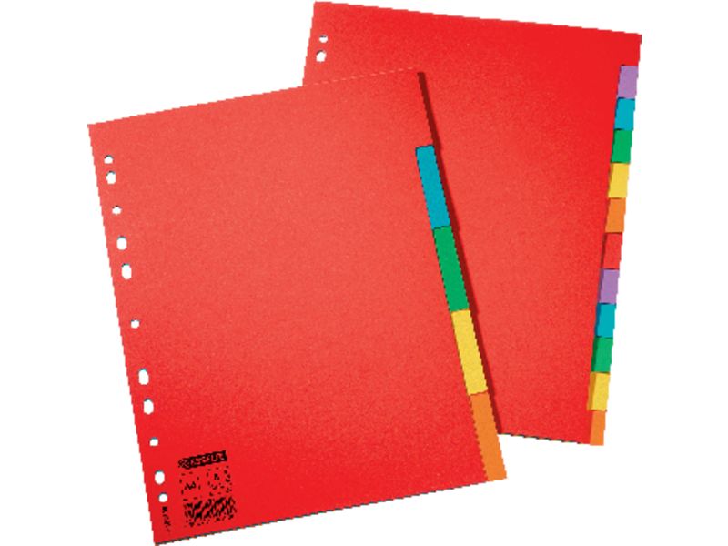 ESSELTE - Separadores 10 posiciones A4 (Ref.100201)