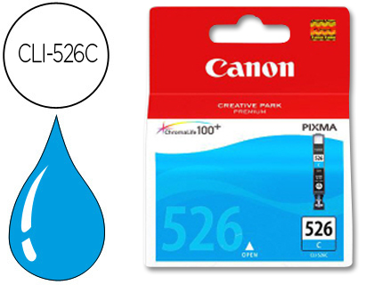 CANON - Cartuchos ORIGINALES Inyección De Tinta CLI-526C CYAN (Ref.4541B001)