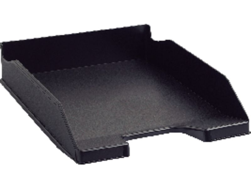 EXACOMPTA - Bandeja de Sobremesa Ecoblack 347X255X65 Negra Reciclada (Ref.113014D)
