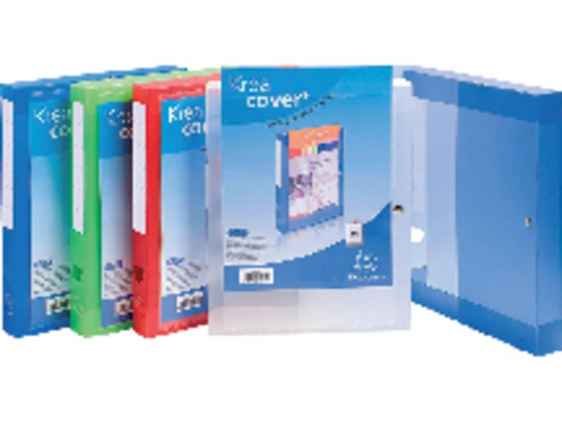 EXACOMPTA - Carpeta de proyectos Krea Cover lomo 40mm Blanco Polipropileno A4 Personalizable (Ref.59988E)
