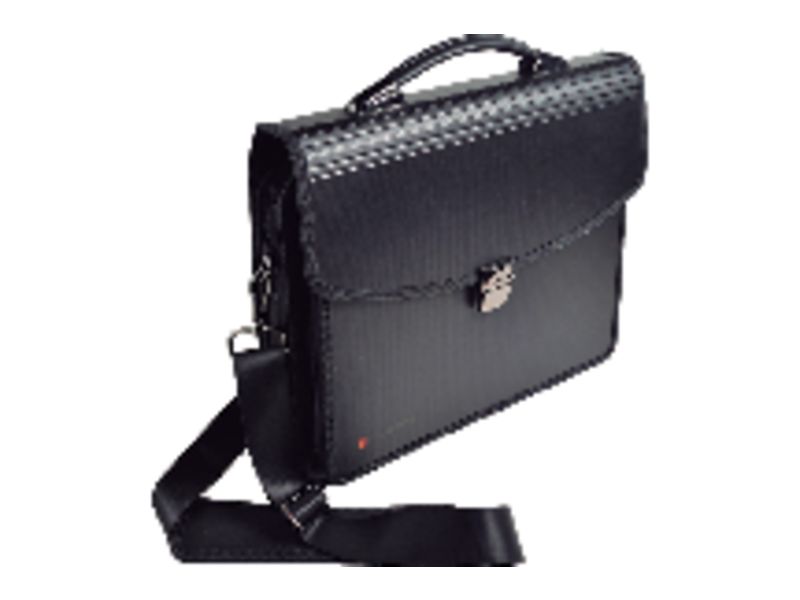 EXACOMPTA - Maletín multifuncion Exatravel Polipropileno recicl. 15 pulgadas 360x260x50mm Negro (Ref.55734E)