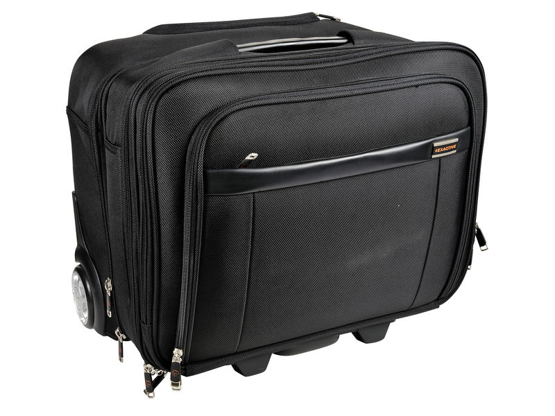 EXACOMPTA - Maleta Pc Negra Ruedas 15,6'' (Ref.18534E)