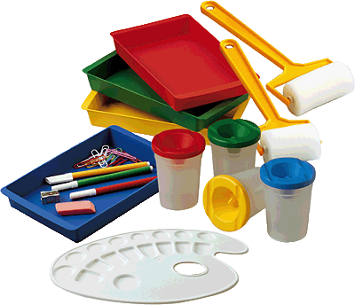 FAIBO - Caja 10 PALETAS PLASTICO BL (Ref.765-10)