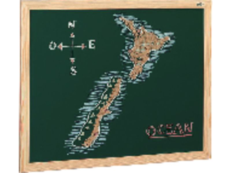 FAIBO - Pizarra Verde 65x84 Marco madera (Ref.403-1IND)