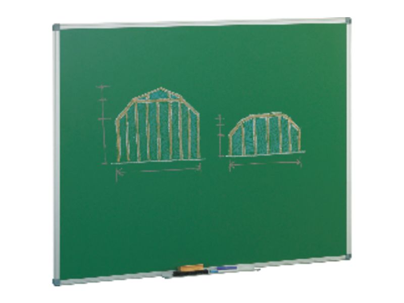 FAIBO - Pizarra Verde estratificada 122x244 cm Marco aluminio (Ref.11VS-6U)