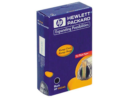 HP ( HEWLETT PACKARD ) - Cartuchos ORIGINALES Inyección De Tinta NEGRO (Ref.51604A)