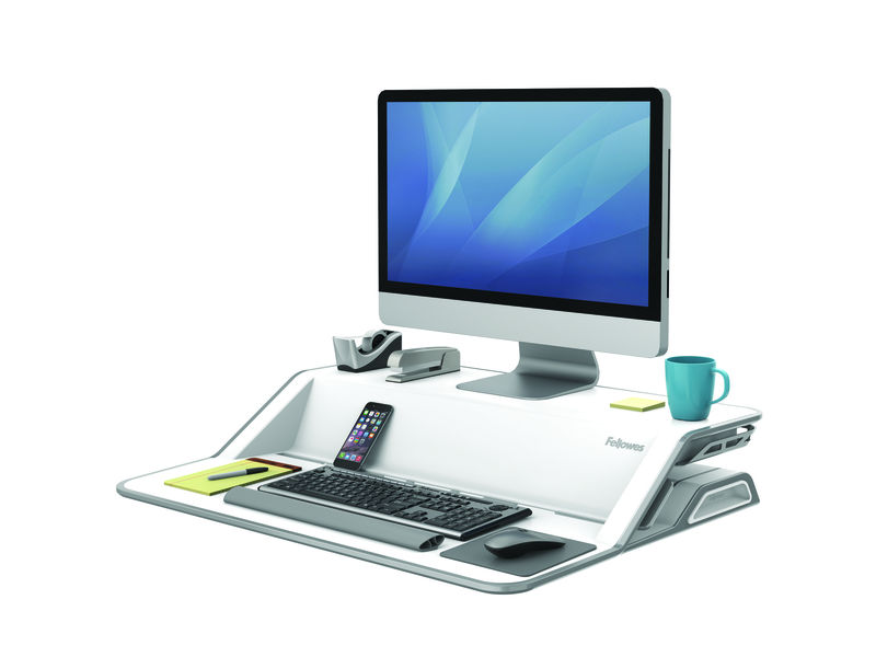 FELLOWES - Estacion trabajo Lotus blanco 009901 (Ref.0009901)
