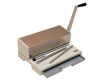 YOSAN - ENCUADERNADORA PARA ESPIRAL PERFORA 20 HOJAS TAMAÑO A4 ENCUADERNA HASTA 360 HOJAS PASO 4:1 (Ref.56)