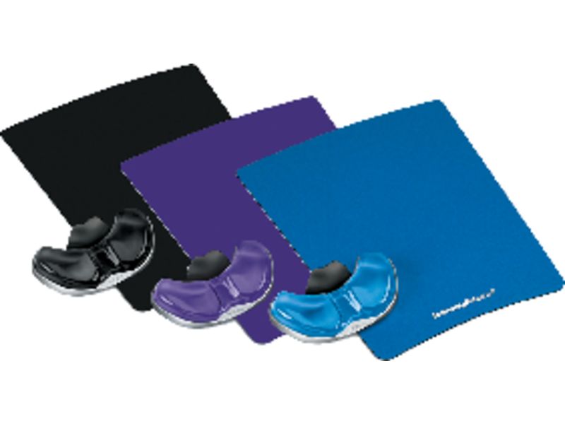 FELLOWES - Alfombrilla de ratón con reposamuñecas HEALTH-V Azul Gel (Ref.9182201)