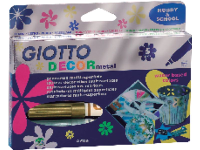 FILA - Estuches rotuladores 5 Ud Metalizados (Ref.452900)