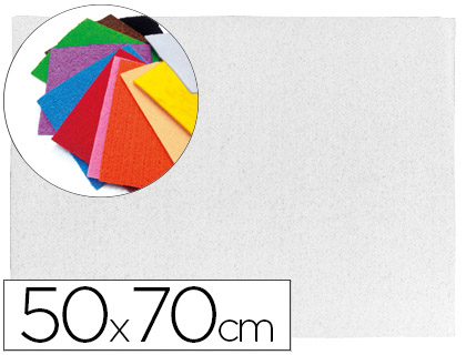 LIDERPAPEL - GOMA EVA 50X70CM 60G/M2 ESPESOR 2MM TEXTURA TOALLA BLANCO (Ref.GE21)