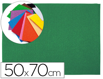 LIDERPAPEL - GOMA EVA 50X70CM 60G/M2 ESPESOR 2MM TEXTURA TOALLA VERDE (Ref.GE16)