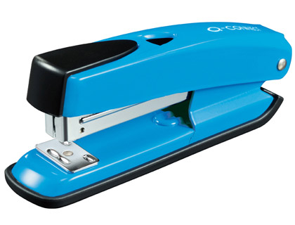 Q-CONNECT - GRAPADORA PLASTICO ABS AZUL -CAPACIDAD 20 HOJAS (Ref.KF02151)
