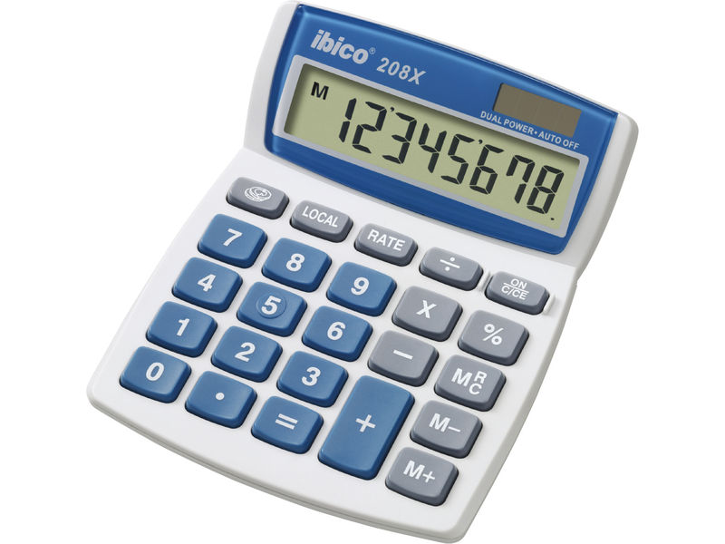 IBICO - Calculadora sobremesa 208X 8 digitos Solar (Ref.IB410062)