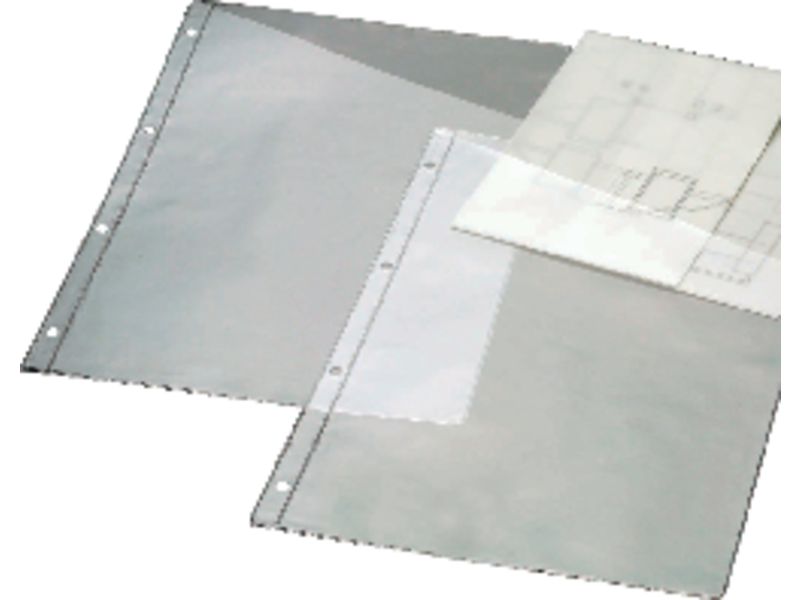 IBERPLAS - Funda Portaplanos Corte diagonal 4 taladros PVC (Ref.1405-0)