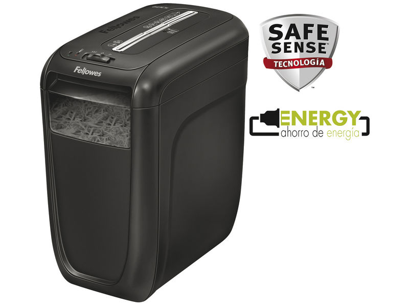 FELLOWES - Destructora Personal 60 Cs Capacidad 9h. 22L corte partículas 4x50 mm (Ref.4606101)