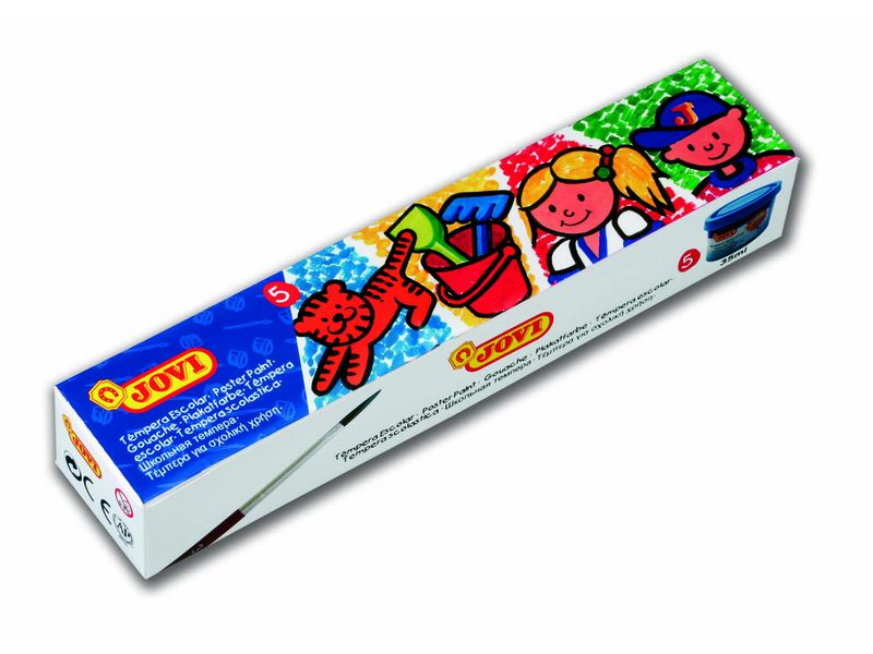 JOVI - Temperas 35 ml Colores surtidos Caja 5 Ud (Ref.505)