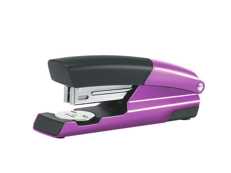PETRUS - Grapadora Sobremesa 635 Wow 30 Hojas Lila Metalizado Carga superior (Ref.624330)