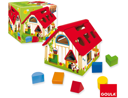 DISET - JUEGO DIDACTICO GRANJA DE FORMAS GEOMETRICAS (Ref.55220)