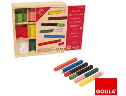 DISET - JUEGO DIDACTICO REGLETAS 10 X 10 CAJA INDIVIDUAL (Ref.51106)