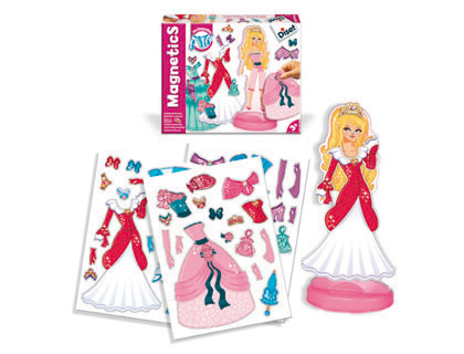 DISET - JUEGO magnético VESTIDOS DE PRINCESAS (Ref.63268)