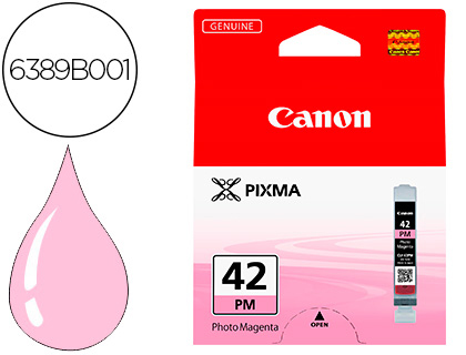 CANON - Cartuchos ORIGINALES Inyección De Tinta 42 Magenta (Ref.6389B001)