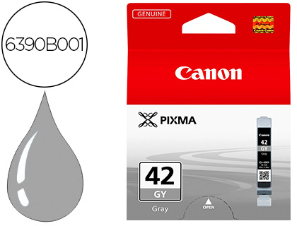 CANON - Cartuchos ORIGINALES Inyección De Tinta 42 Gris (Ref.6390B001)