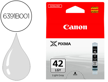 CANON - Cartuchos ORIGINALES Inyección De Tinta 42 gRis (Ref.6391B001)