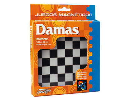 FOURNIER - JUEGOS DE MESA DAMAS magnético 20X16,1X2,4 (Ref.30004)