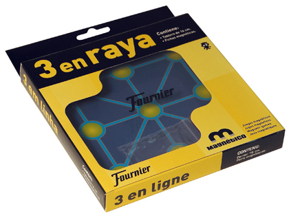 FOURNIER - JUEGOS DE MESA TRES EN RAYA magnético 20X16,1X2,5 (Ref.32843)