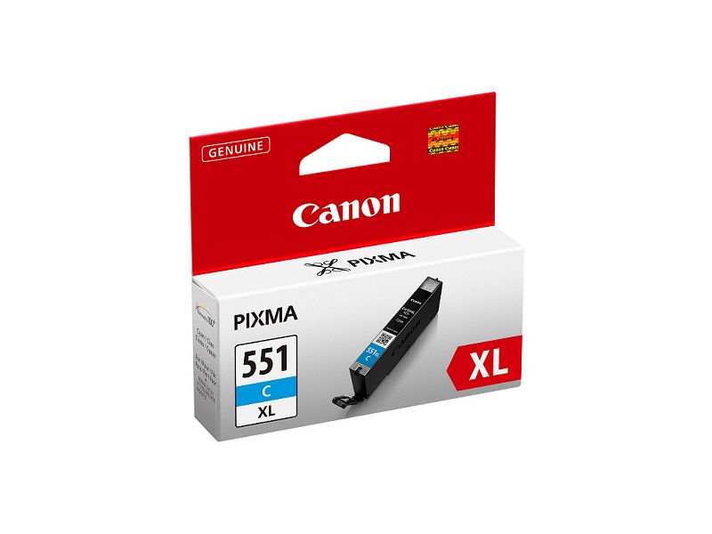CANON - Cartuchos ORIGINALES Inyección De Tinta CLI-551XL Cyan (Ref.6444B004)