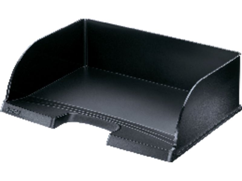 LEITZ - Bandeja de Sobremesa Jumbo Plus 363X273X103 Negra Poliestireno (Ref.52190095)