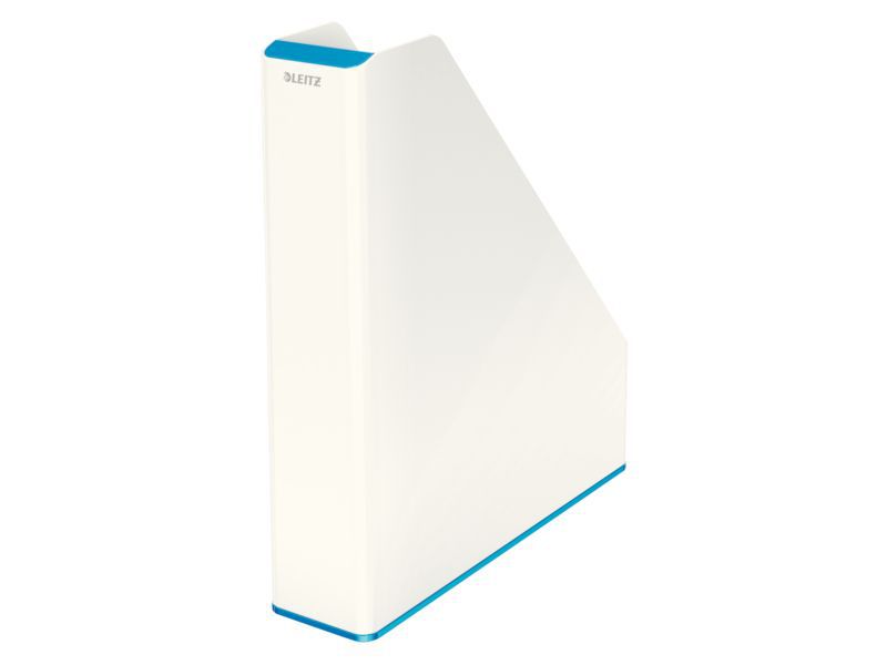 LEITZ - Revistero Wow Dual Azul Metalizado/Blanco (Ref.53621036)