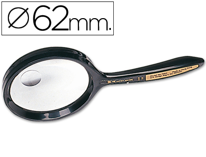 LUPA CRISTAL BIFOCAL 62 MM. -MANGO CURVO (Ref.7508)