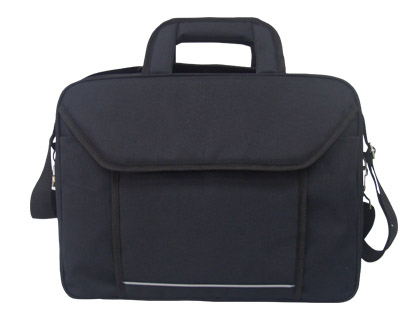 Q-CONNECT - MALETIN PARA PORTATIL 15,4" NEGRO 1 ASA 2 BOLSILLOS EXTERIORES MEDIDAS 390X290X90 MM (Ref.KF16980)